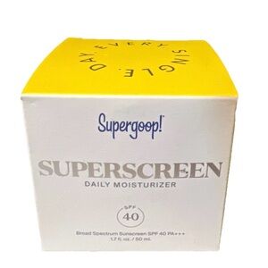 Supergoop! Superscreen Daily Moisturizer SPF 40 - White & Yellow Box